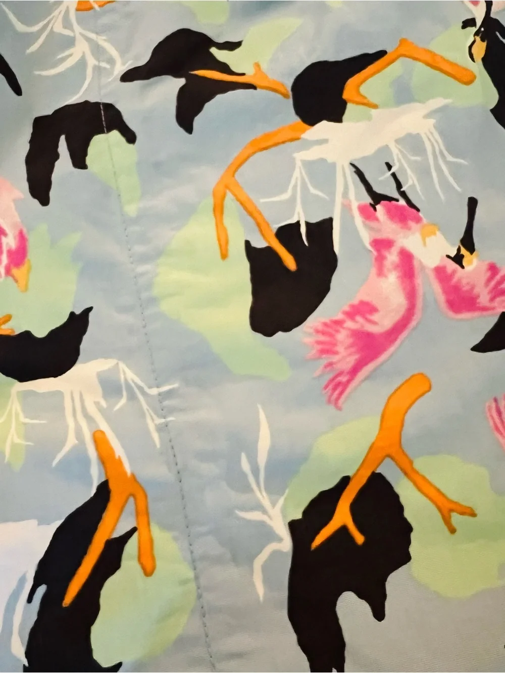 Patagonia Men’s Seagull Pattern Performance Swim trunks Size XL